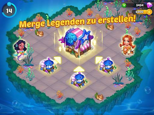 Merge Mermaids-magic puzzles screenshot 6