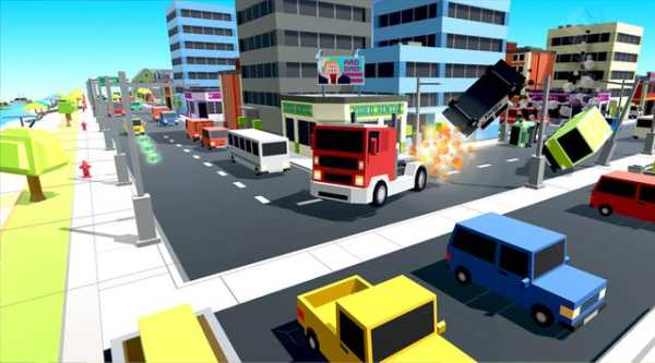 Block Car Racing 3D screenshot 1