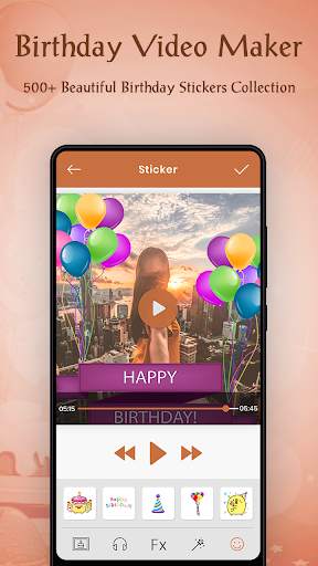 Birthday Video Maker with Music screenshot 5