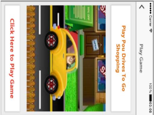 Pou Drives To Go Shopping screenshot 5