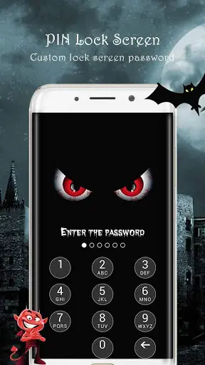 AppLock Theme Black 2 تصوير الشاشة