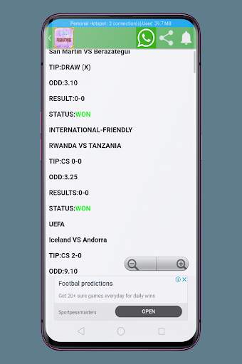 HERO CORRECT SCORE screenshot 3