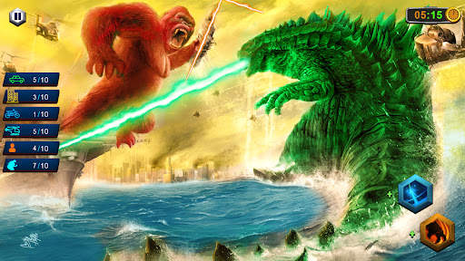 Monster City Destruction Games screenshot 5