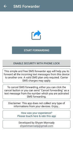 Automatic SMS Forwarder screenshot 1