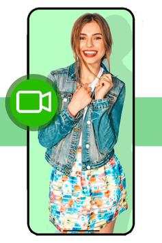 Girl Video Calling & Fake Video Call 1 تصوير الشاشة