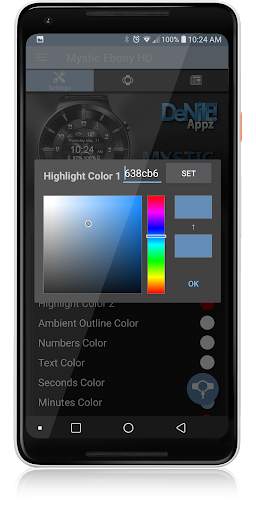 Mystic Ebony HD Watch Face Widget & Live Wallpaper screenshot 5