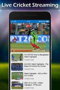 Live TV Cricket Streming (Free) screenshot 3