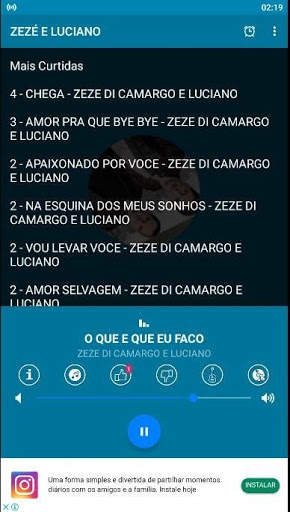 RÁDIO ZEZÉ DI CAMARGO E LUCIANO -MELHORES MÚSICAS screenshot 4