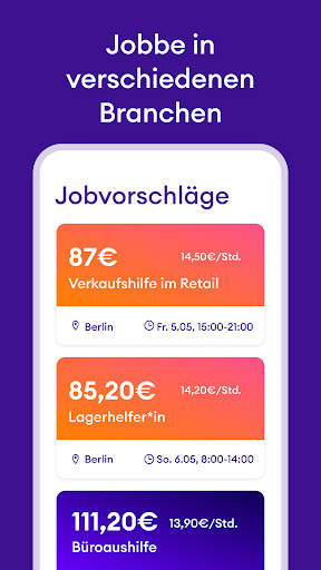 Zenjob - Flexible Nebenjobs скриншот 2