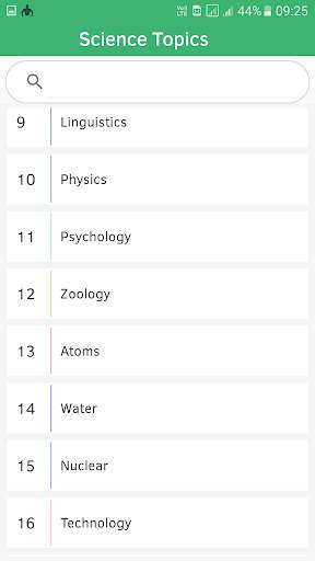 Science Facts collection app! screenshot 2