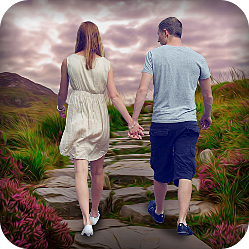 Romantic Background Changer - Romantic Couples أيقونة