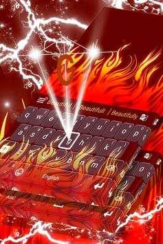 Firey Keyboard Theme screenshot 4