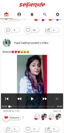 SelfieRide - Short Videos, Photos Sharing App screenshot 6