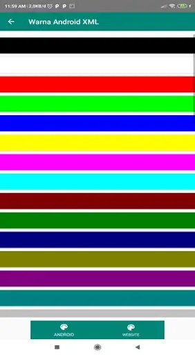 Kode Warna Pemograman screenshot 6