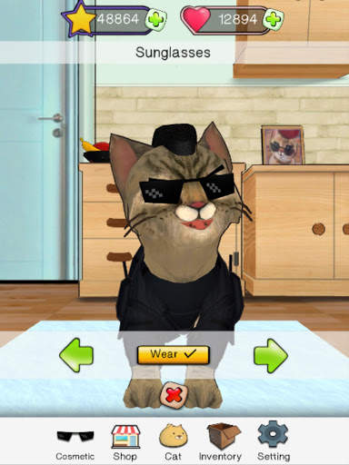 마쵸 고양이 :애완 고양이 시뮬레이터 screenshot 15