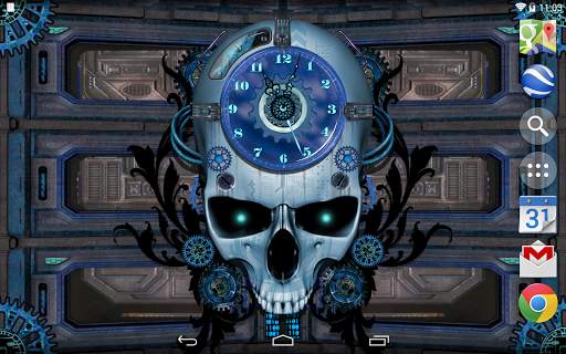 Steampunk Clock Free Wallpaper screenshot 8
