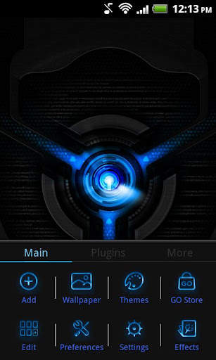 Go Launcher EX Black Mexdroid screenshot 3