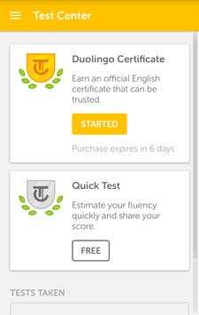 Duolingo English Test स्क्रीनशॉट 1
