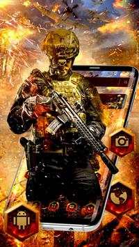 Army Soldier Gun Theme screenshot 4