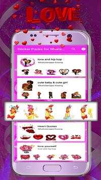 WAStickerApps - Stickers Love Kiss screenshot 2