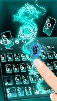 Neon Dragon Keyboard Theme screenshot 1