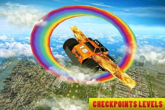 Flying Monster Truck-Offroad Racing Stunt Game screenshot 5