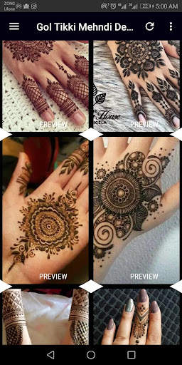 Gol Tikki Mehndi Design Latest Offline 2020 screenshot 1