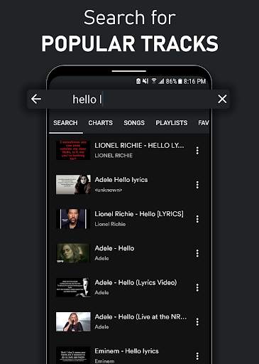 Free Music - Music Online, Music Player (download) screenshot 3