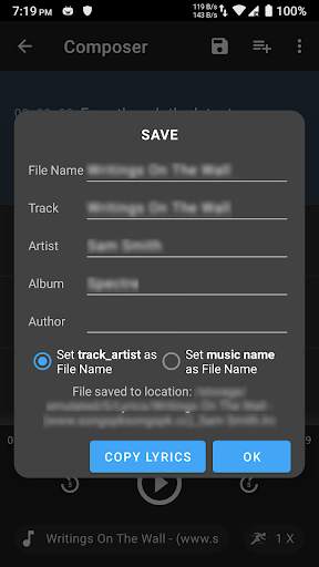 LRC Maker Pro : Create and Edit Lyrics screenshot 8