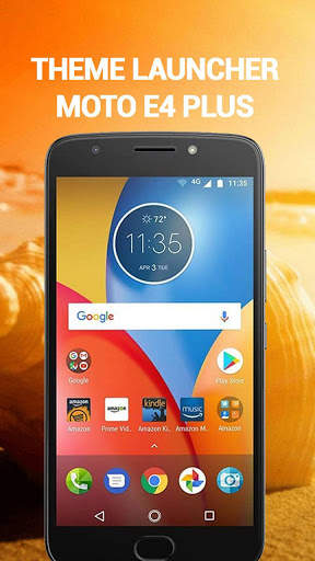 Launcher For Moto E4 Plus themes and wallpaper screenshot 1