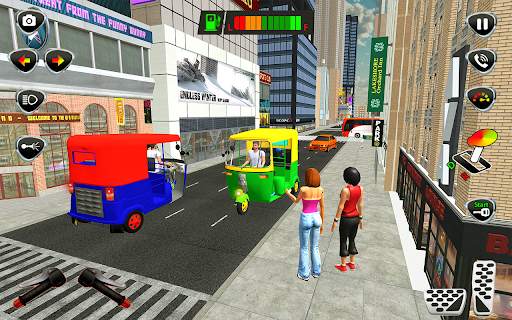 Tuk tuk auto rickshaw driver tuk tuk rickshaw game screenshot 5