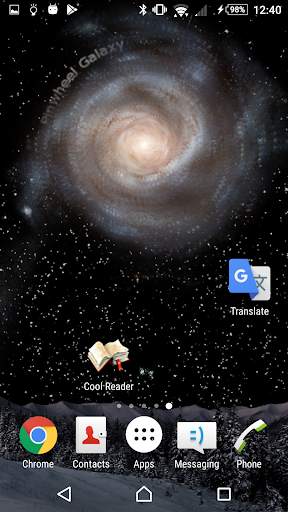 Galaxy Clock Skin screenshot 2