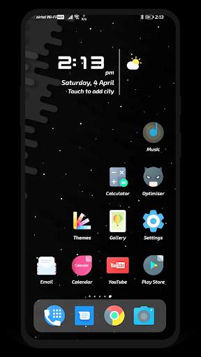 Pitch Black EMUI 5/8/10 Theme 2 تصوير الشاشة