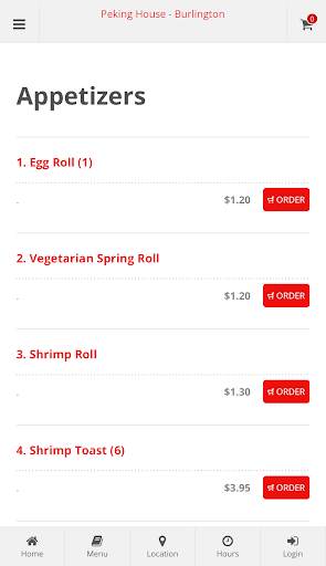 Peking House Burlington Online Ordering screenshot 2