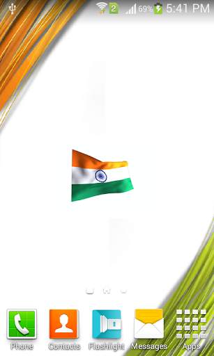 Indian Animated Flag Wallpaper screenshot 5