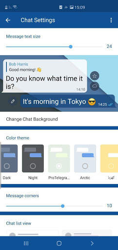 Pro Messager (API Telegram) screenshot 1