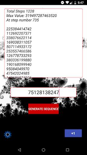 Collatz Conjecture Calculator (3n 1) 1 تصوير الشاشة
