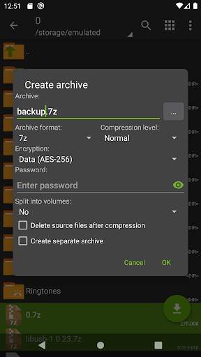 ZArchiver screenshot 4