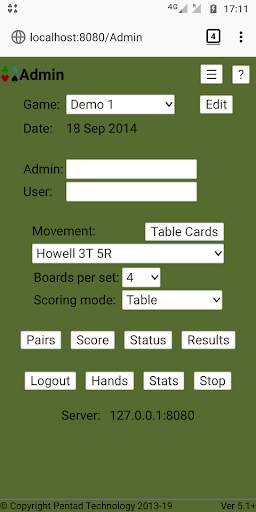 Bridge Scorer screenshot 1
