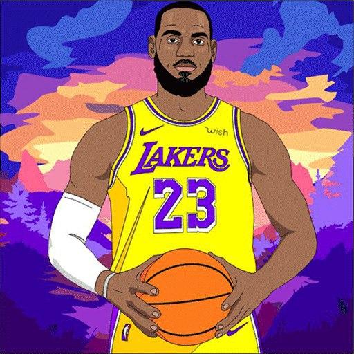 Coloring Basketball  - Color by number أيقونة