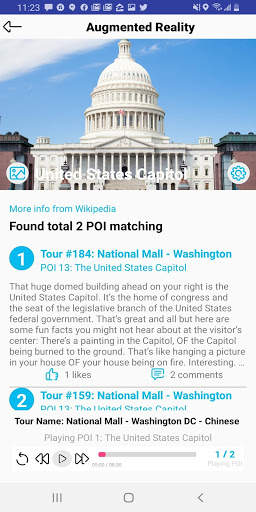 UCPlaces, the tour guide app. screenshot 6