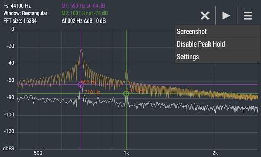 Advanced Spectrum Analyzer PRO screenshot 1
