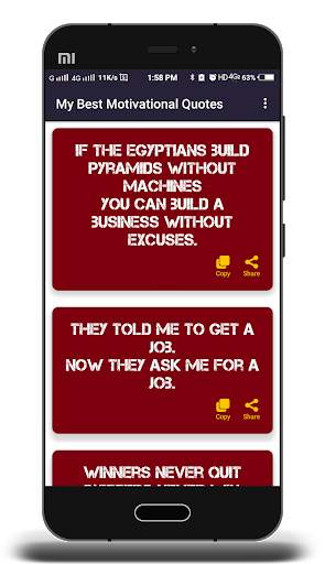 My Best Motivational Quotes screenshot 3