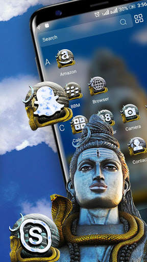 Shiva Statue Theme Launcher screenshot 3