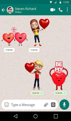 3D Romantic Stickers for whatsapp: WAStickerApps screenshot 10
