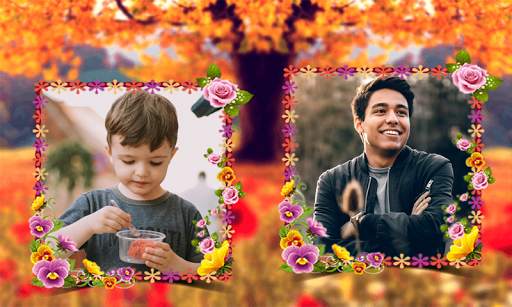 Beautiful Garden Double Photo Frame Application screenshot 10
