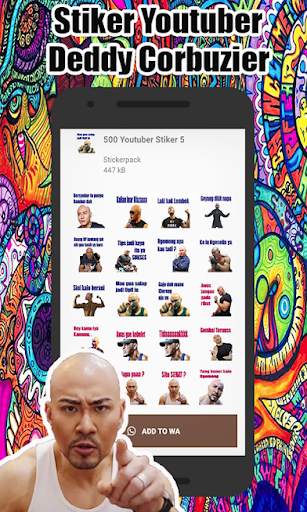 Youtuber Lucu Indonesia 2020 WAStickerApps screenshot 3