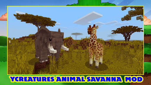 Savanna Animal Minecraft Mod screenshot 3