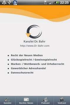 Kanzlei Dr. Bahr - Anwalt screenshot 1