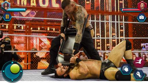 bodybuilder fighting games: cage ring fighting screenshot 3